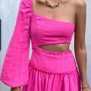 One Shoulder Mini Dress